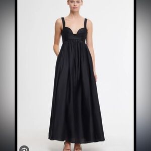 Acler Sandgate Sleeveless A-Line Linen Dress